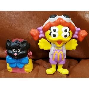 McDonalds Mascot Birdie 2022 Birdie With Cat Mask 1999 Birdy Collectible Toys